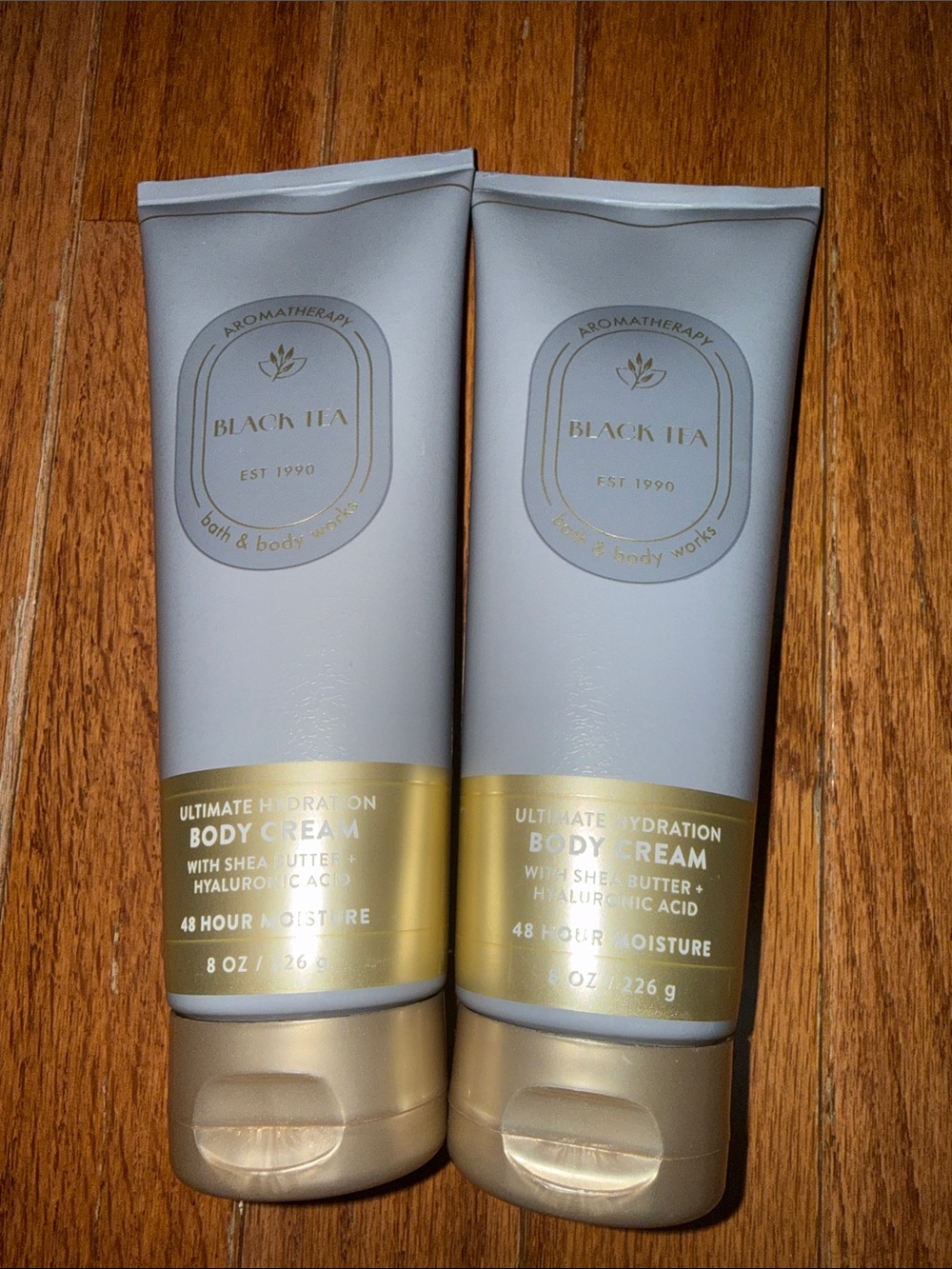 BBW 2pc Ultimate Hydration Body Cream Aromatherapy Black Tea